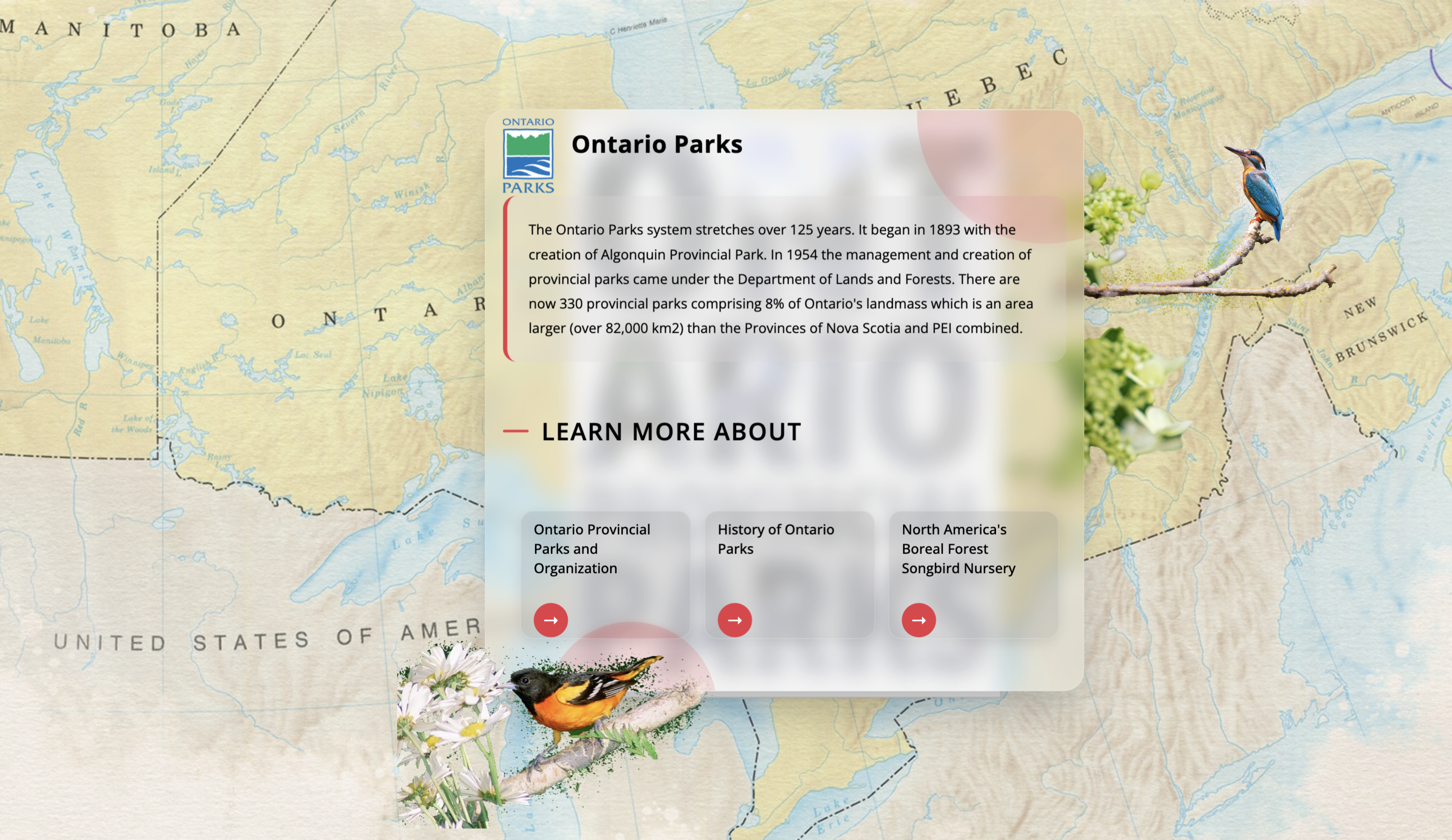 Ontario Parks Kiosk