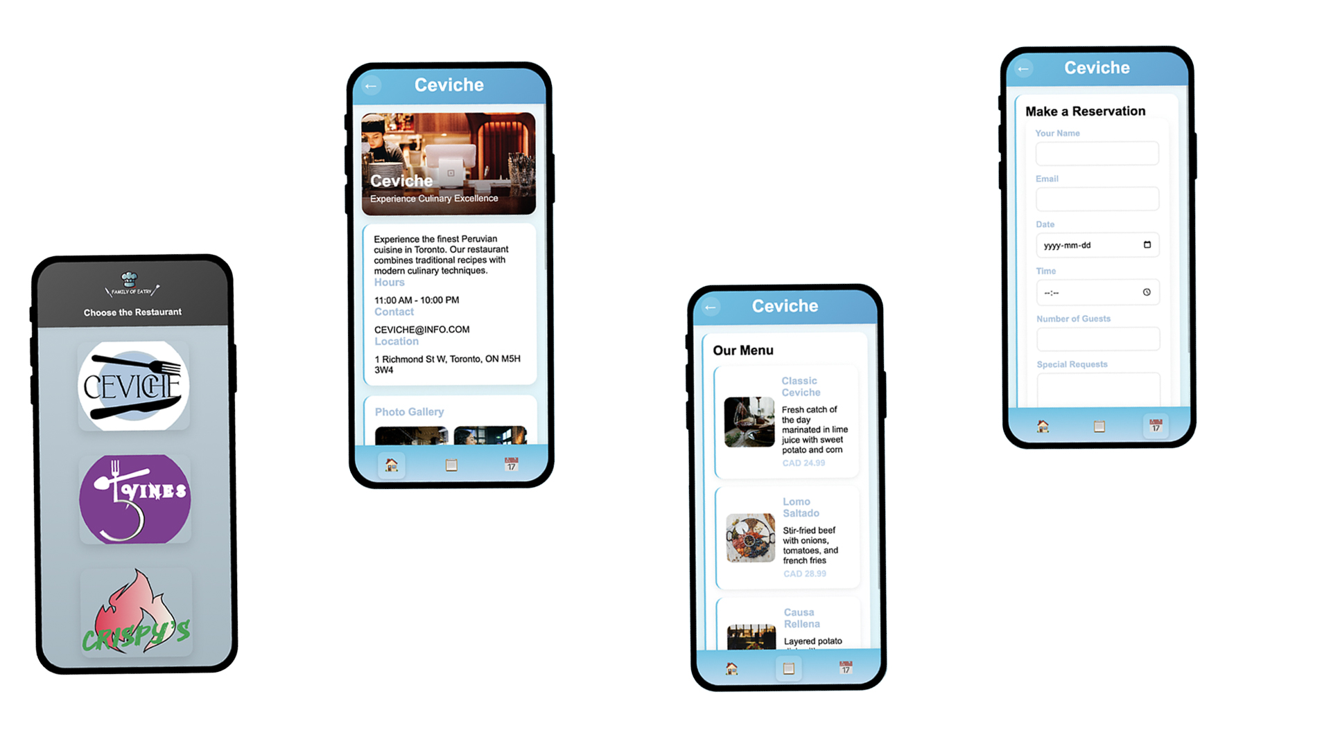 Restaurant Ordering App Hero Image