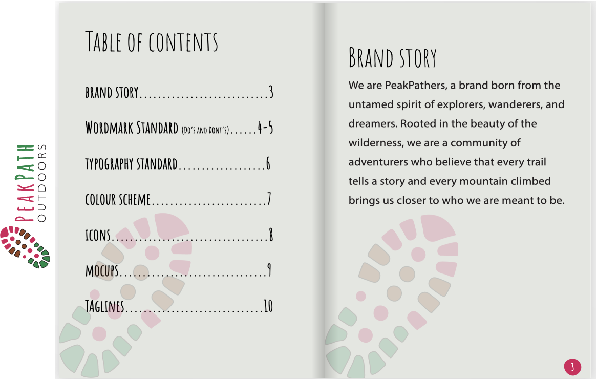 Peakpath Outdoors Brand Guidelines Hero Image
